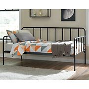 Ashley Furniture Twin Metal Day Bed With Platform - Black