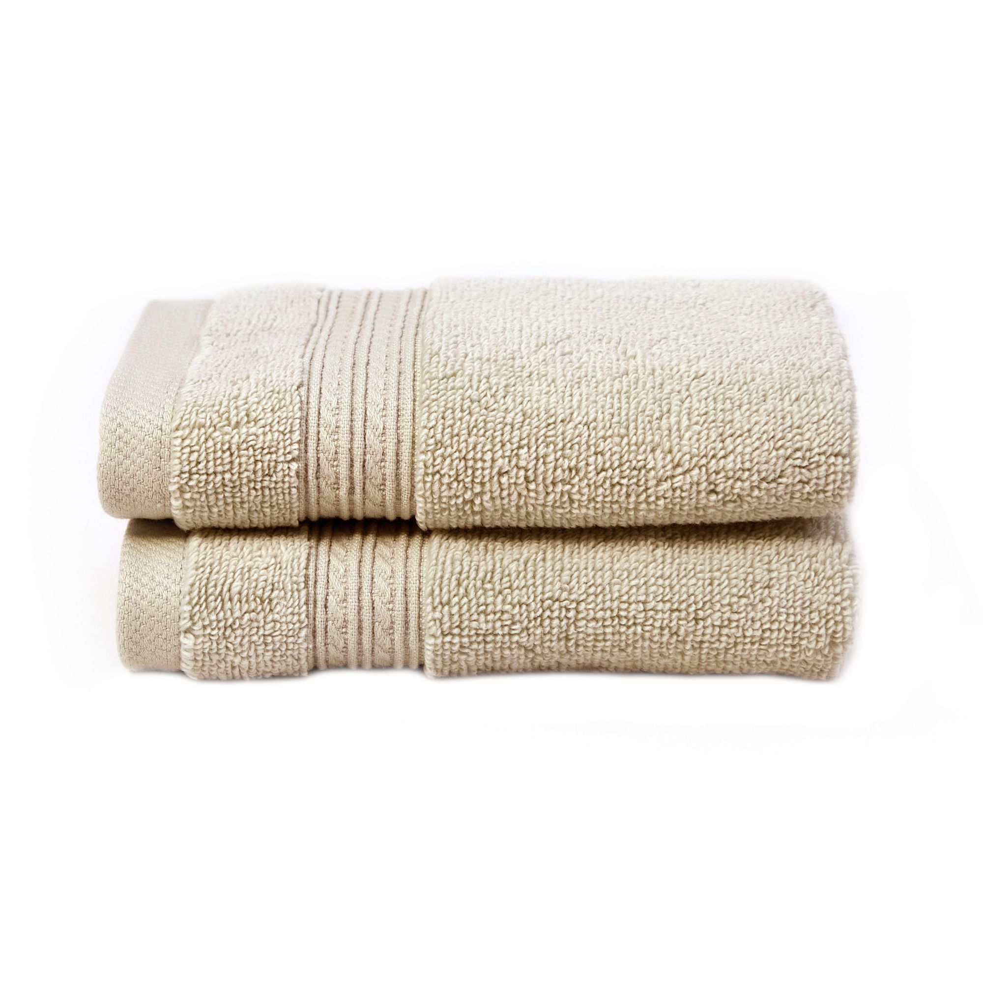 Berkley Jensen Washcloth, 2 pk. - Linen