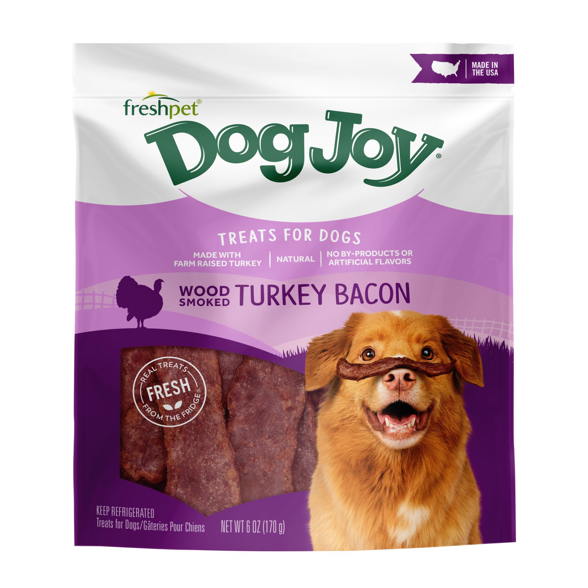 dog joy turkey bacon