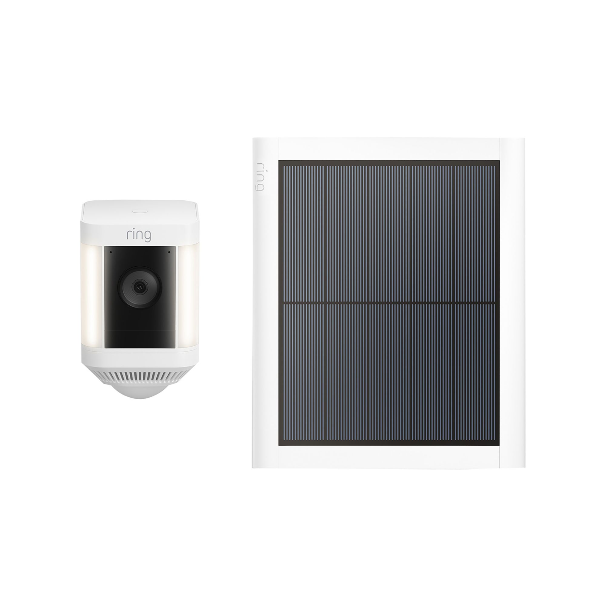 ring spotlight cam battery and solar panel bundle