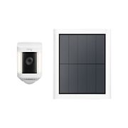 Ring 1080p HD Battery Spotlight Camera Plus Bundle with Battery and Solar Panel