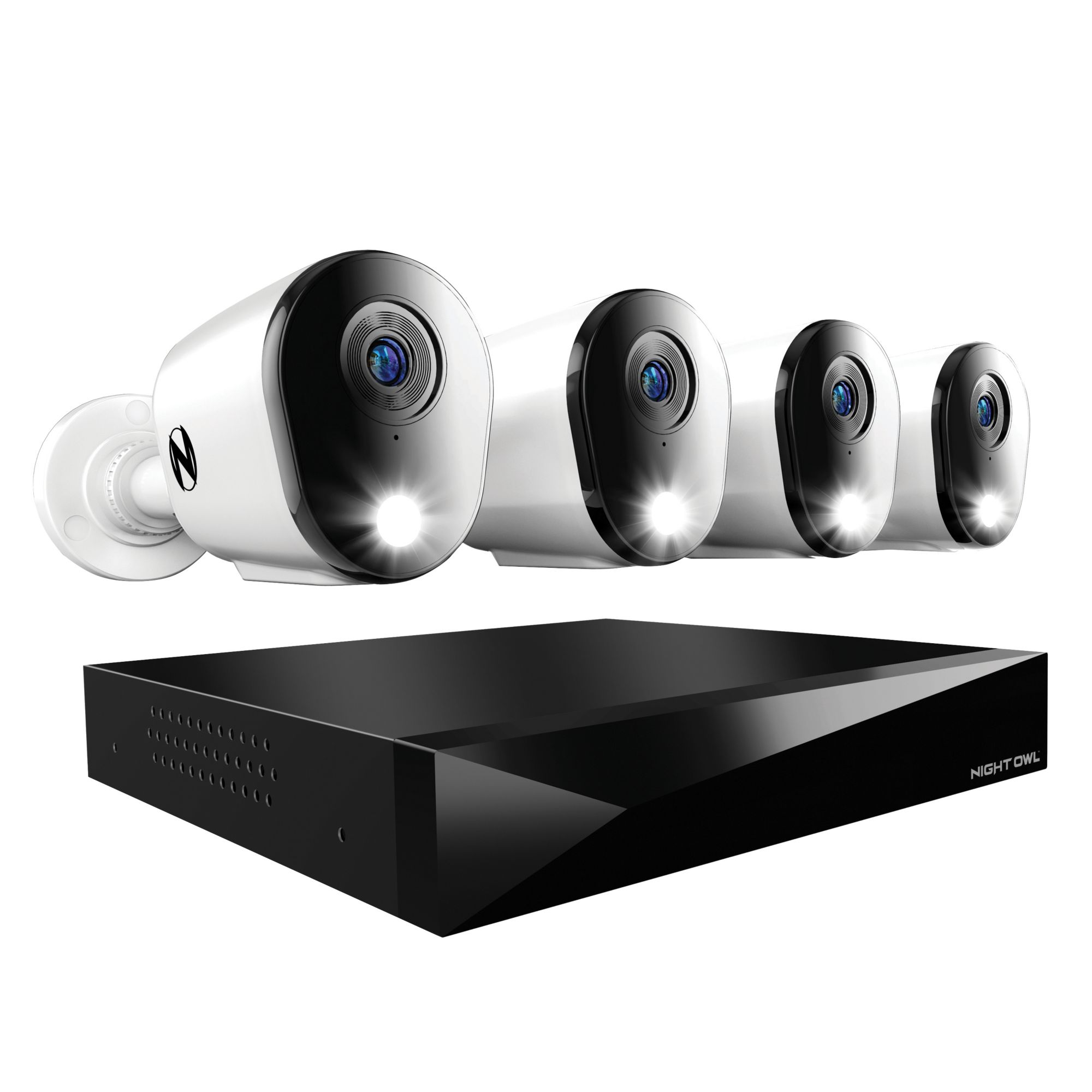 Night Owl 2-Way Audio 12 Channel 4 Camera 2K DVR Security System with 1TB Hard Drive