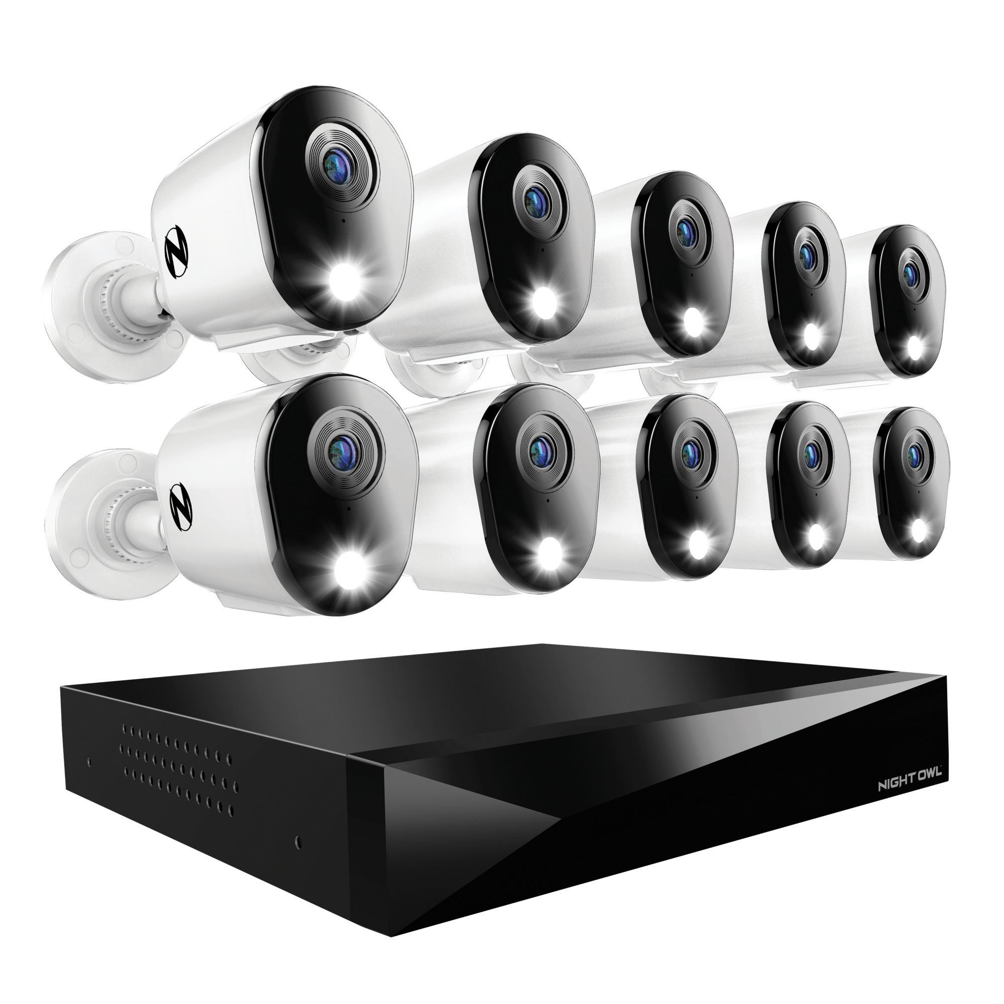 Night Owl 2-Way Audio 20 Channel 10 Camera 1080p DVR Security System with 1TB Hard Drive