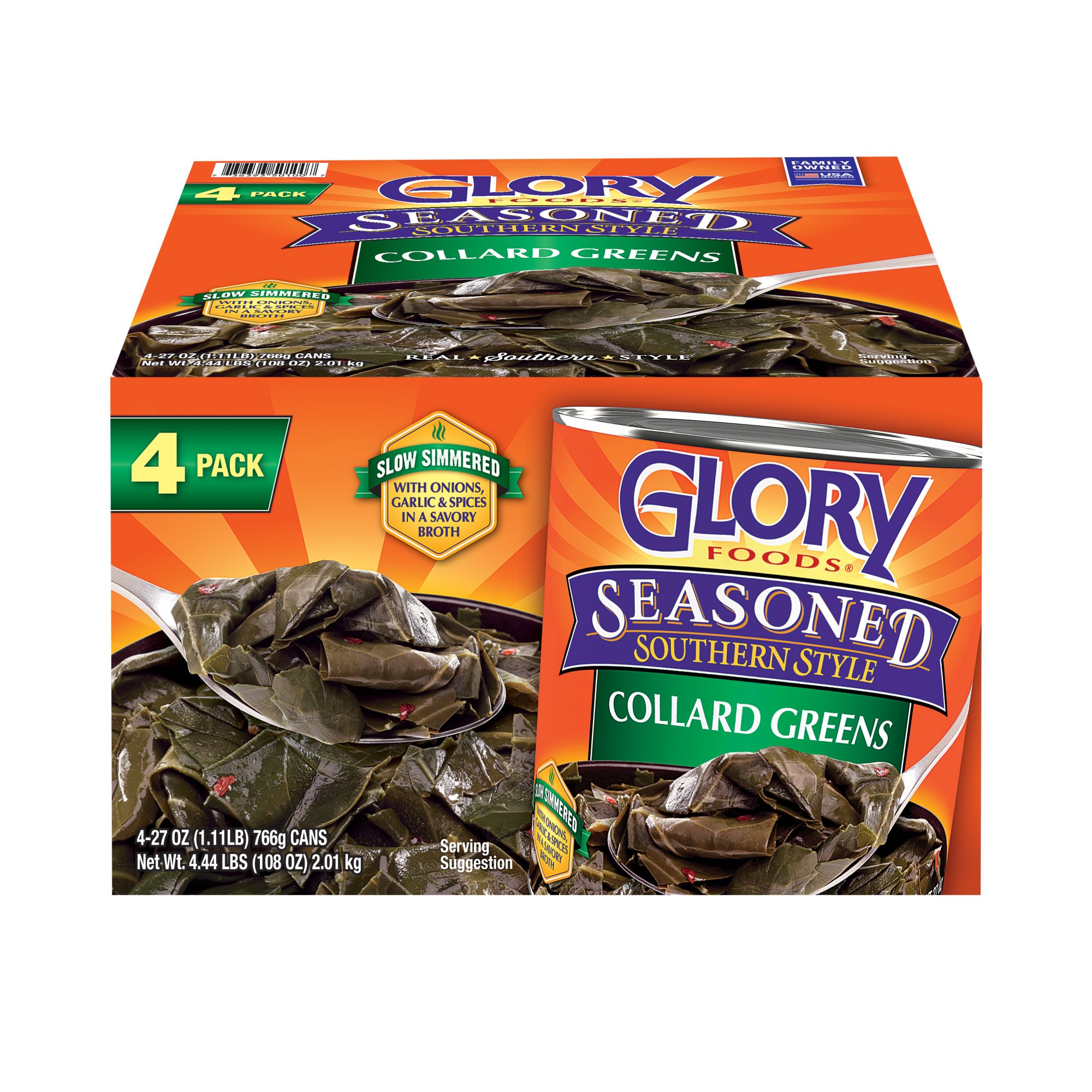 Glory Gluten Free Foods Seasoned Southern Style Mixed Greens 27oz : Target