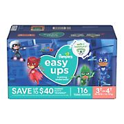 Pampers Easy Ups Training Underwear for Boys, 3T-4T (116 ct.)