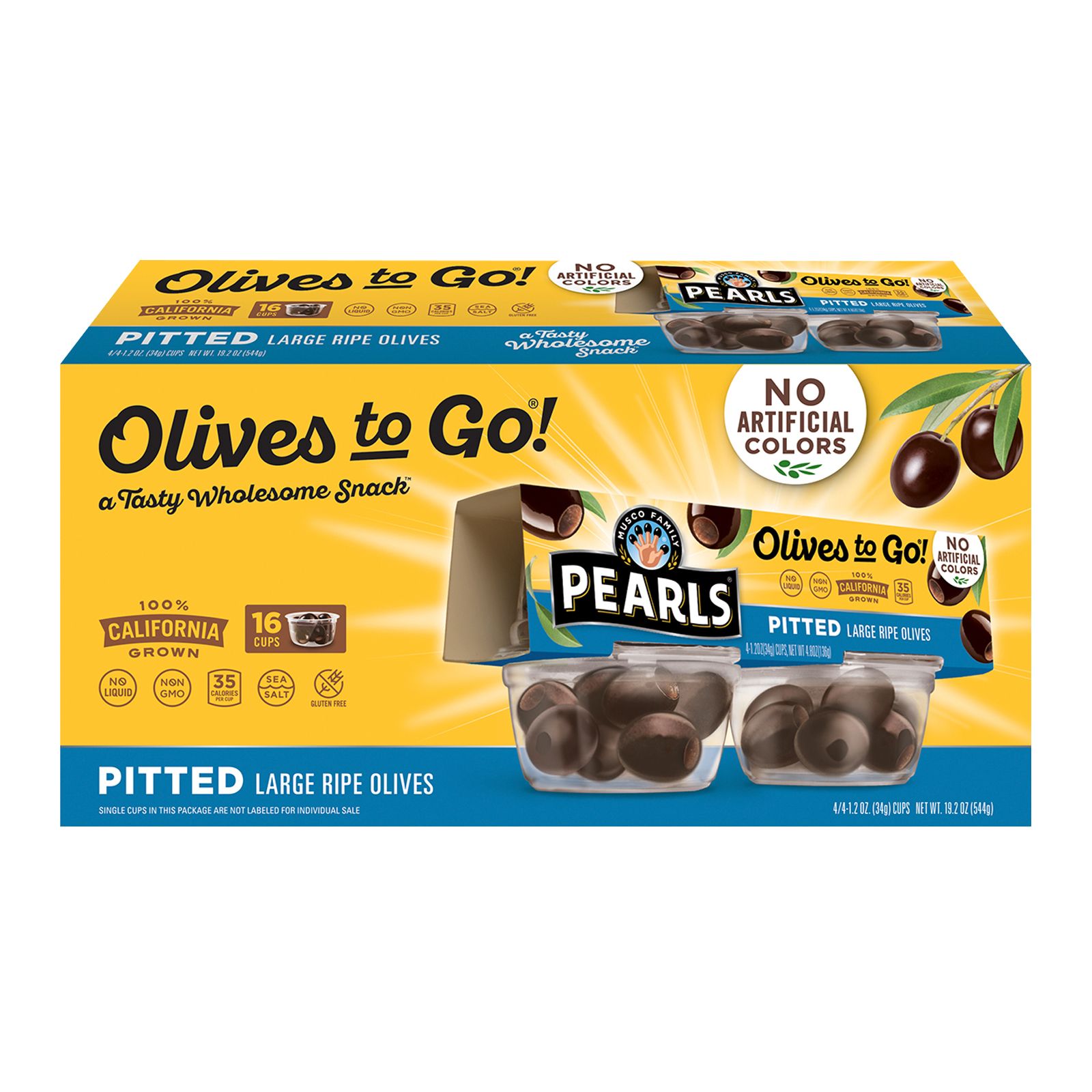  Pearls, Ripe Pitted, Extra-Large Black Olives, 6 oz, 12-Cans :  Grocery & Gourmet Food