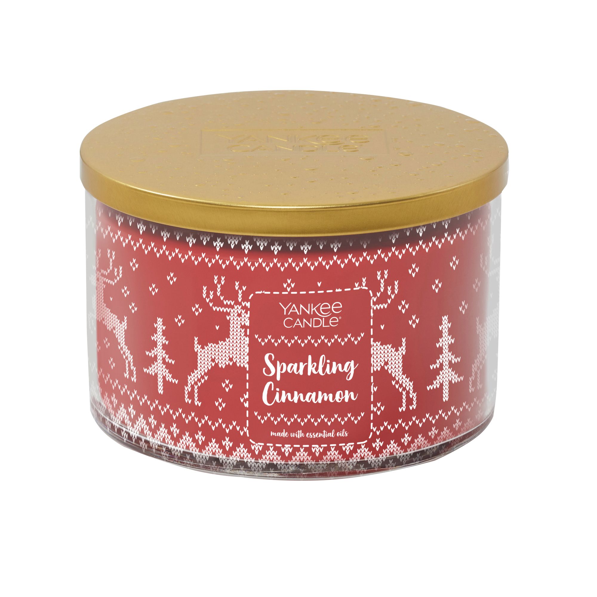 Yankee Candle 3-Wick Candle - Sparkling Cinnamon