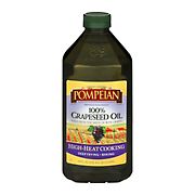 Pompeian 100% Grapeseed Oil, Light and Subtle Flavor, Perfect for High-Heat Cooking, Deep Frying and Baking, 68 fl. oz.