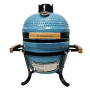 Lifesmart Pack and Go Charcoal Kamado Grill with Carry Bag - Turquoise
