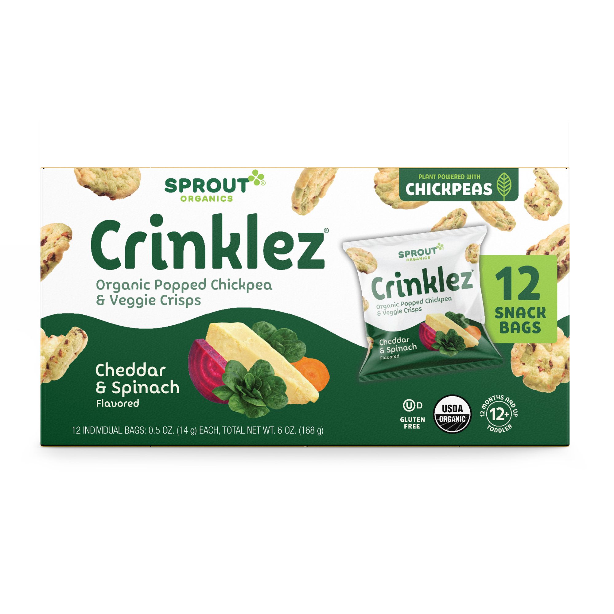 Gerber Graduates Lil' Crunchies Baked Whole Grain Corn Snack, 8 Pk