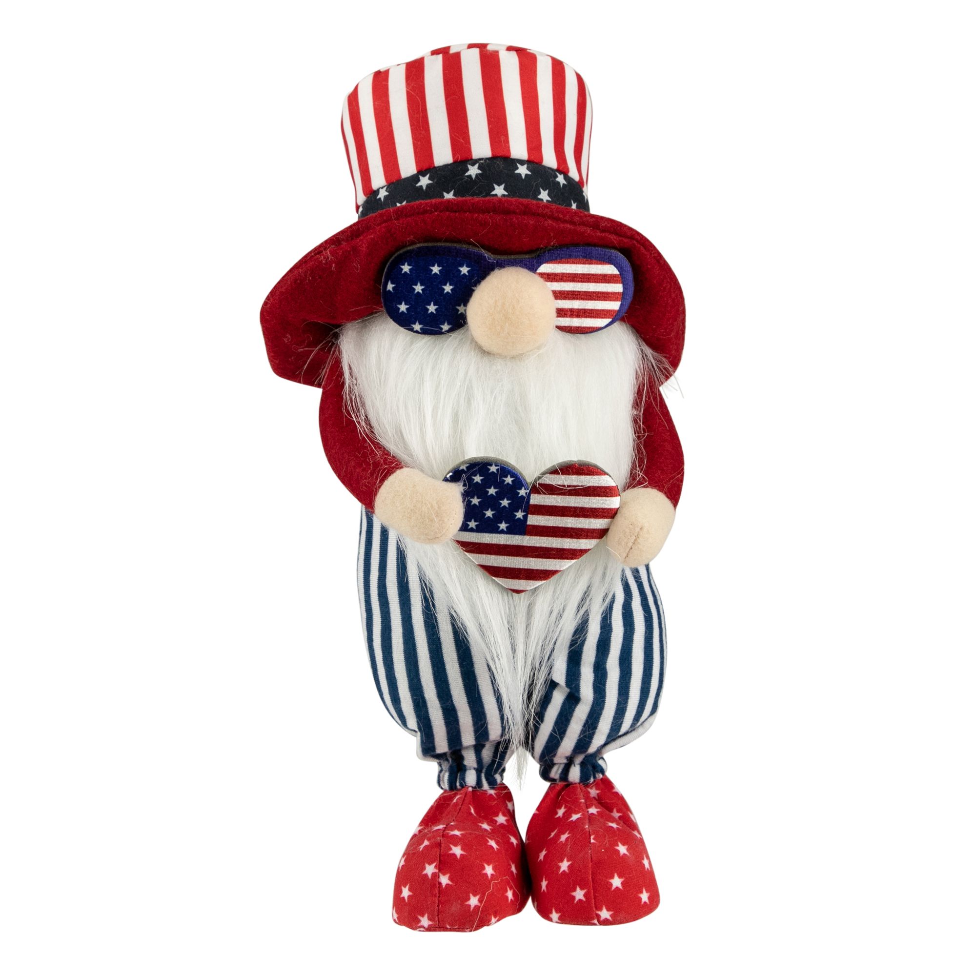 Northlight Americana 12.25&quot; July 4th Heart Gnome