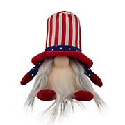 Northlight Americana 6.75&quot; July 4th Light Up Female Gnome