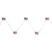 Northlight Americana 6.25' Patriotic Fairy Lights - American Flag Design