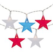 Northlight Americana 9.5' Patriotic Star String Lights