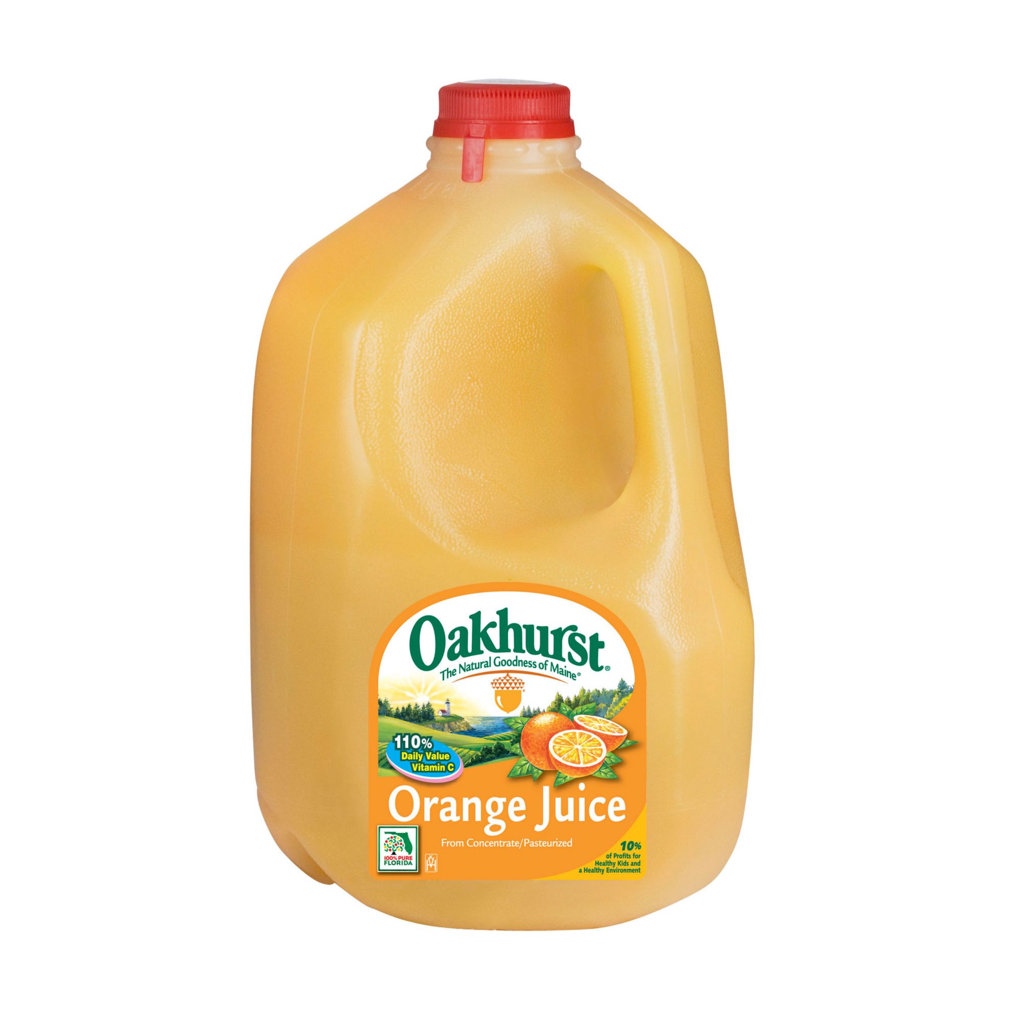 Oakhurst Dairy 100% Orange Juice from Concentrate, 1 gal.
