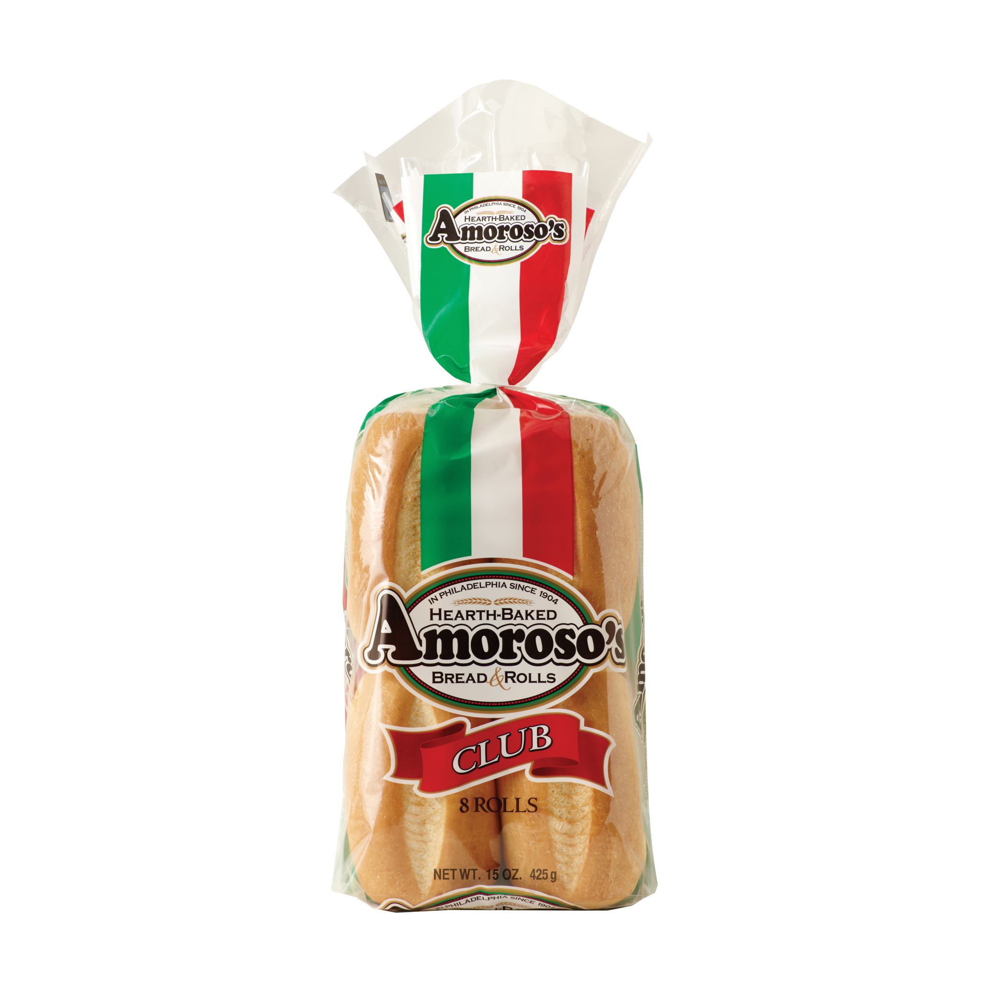 Amoroso's Club Rolls, 8 pk.