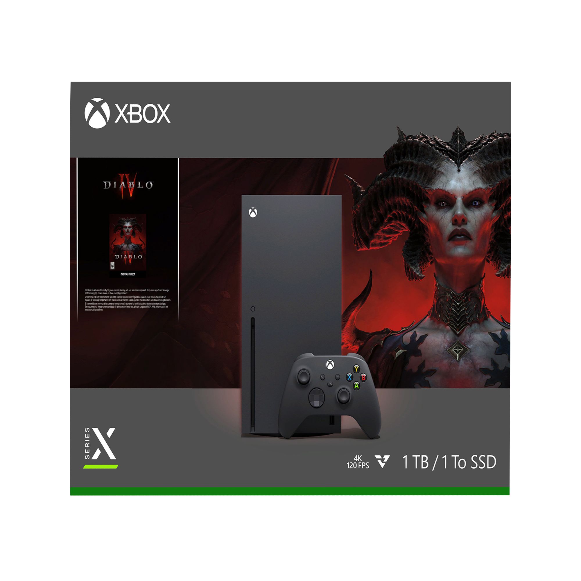 Microsoft Xbox Series X – Diablo® IV Bundle, 1TB SSD Video Gaming Console  with One Xbox Wireless Controller, Xbox 3 Month Game Pass Ultimate +