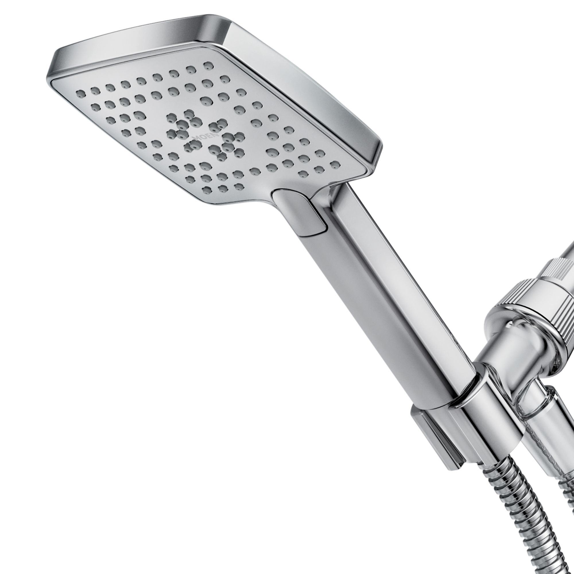 Moen Modern Handheld Square 3-Spray Shower Head - Chrome