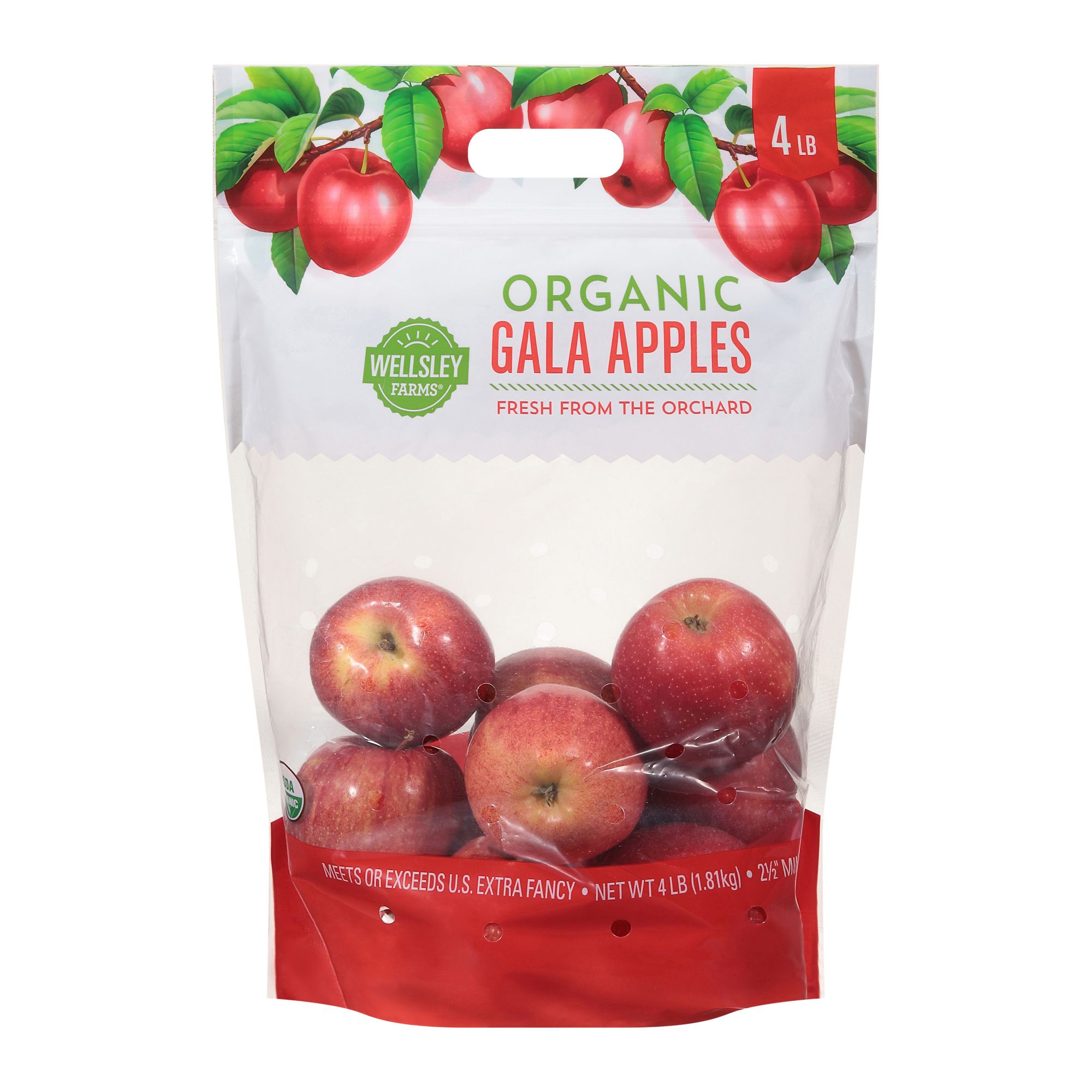 Wellsley Farms Organic Gala Apples, 4 lbs.