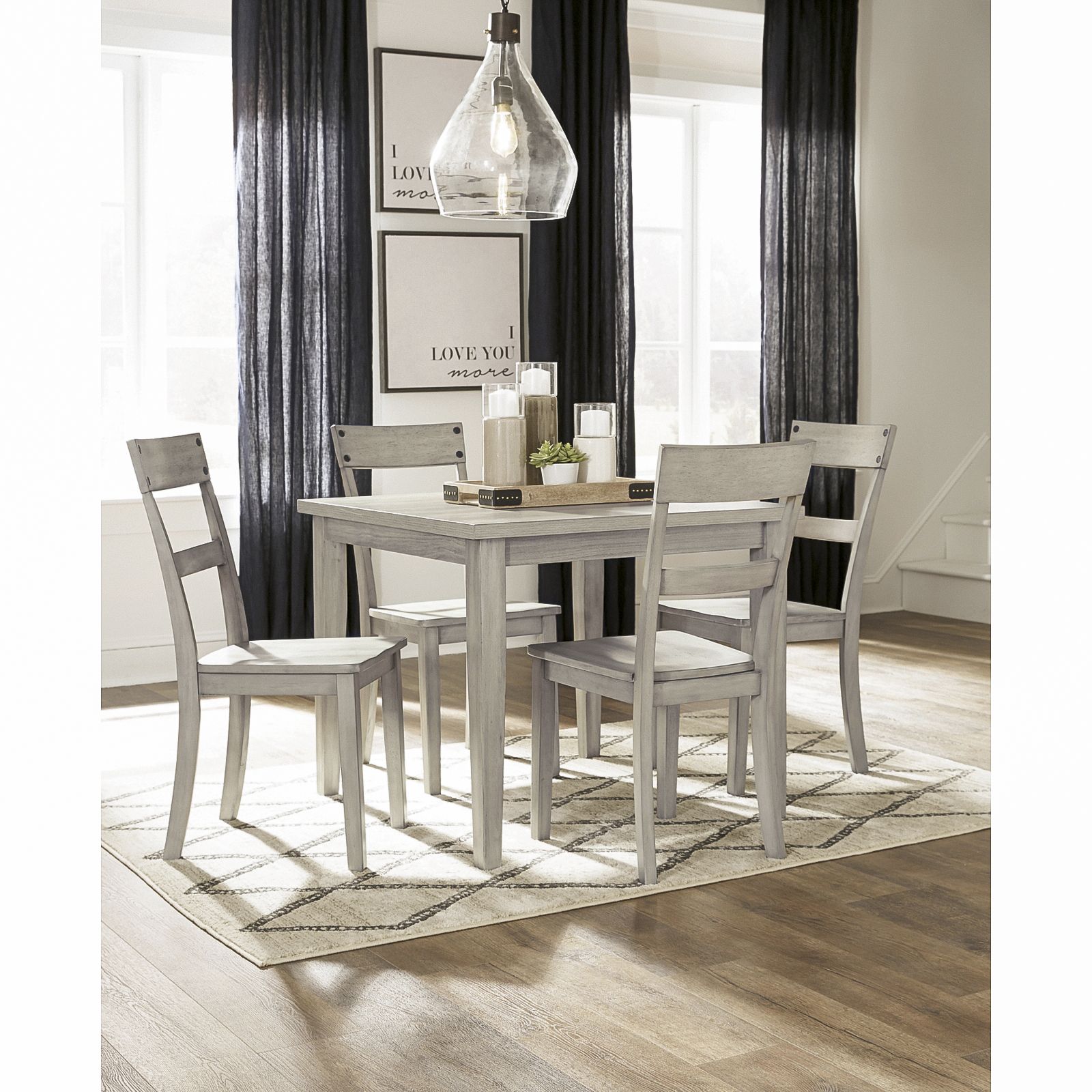 Ashley furniture 5 piece dining set sale