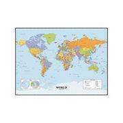 RoomMates Peel and Stick World Map Dry Erase Decal