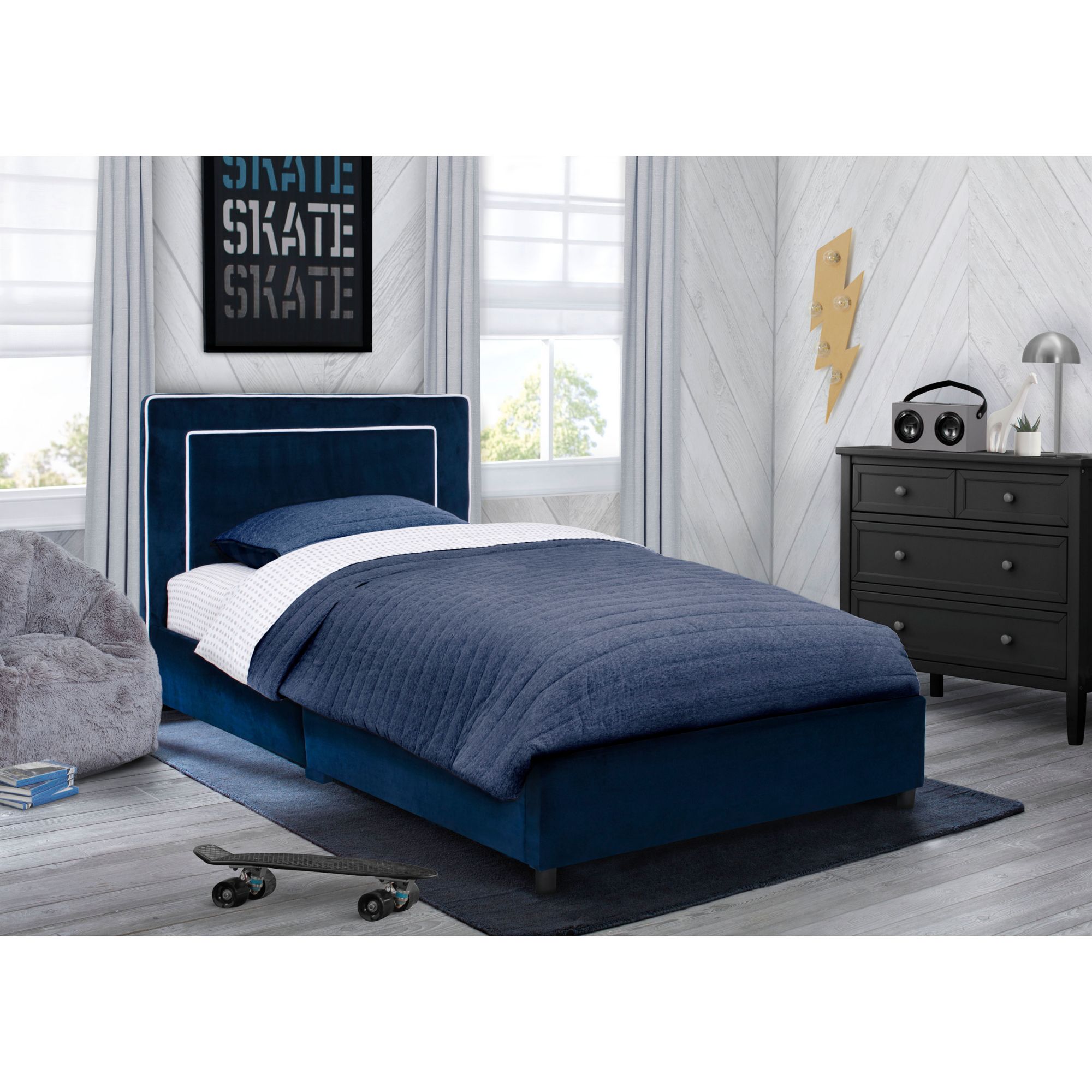 Navy blue boys bedding best sale