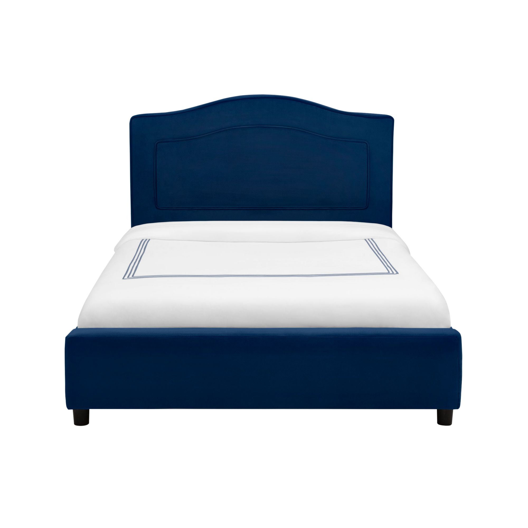 Delta Children Upholstered Twin Bed - Navy