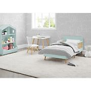 Delta Children Logan Wood Toddler Bed - Mint with Natural