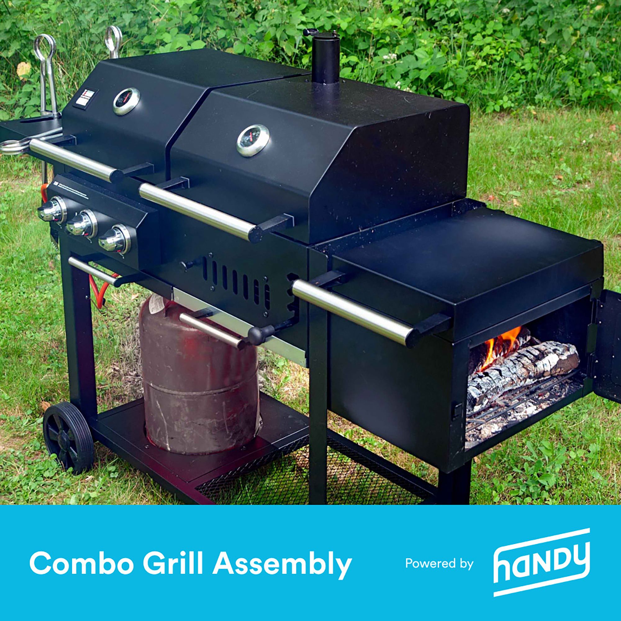 Handy Combo Grill Assembly