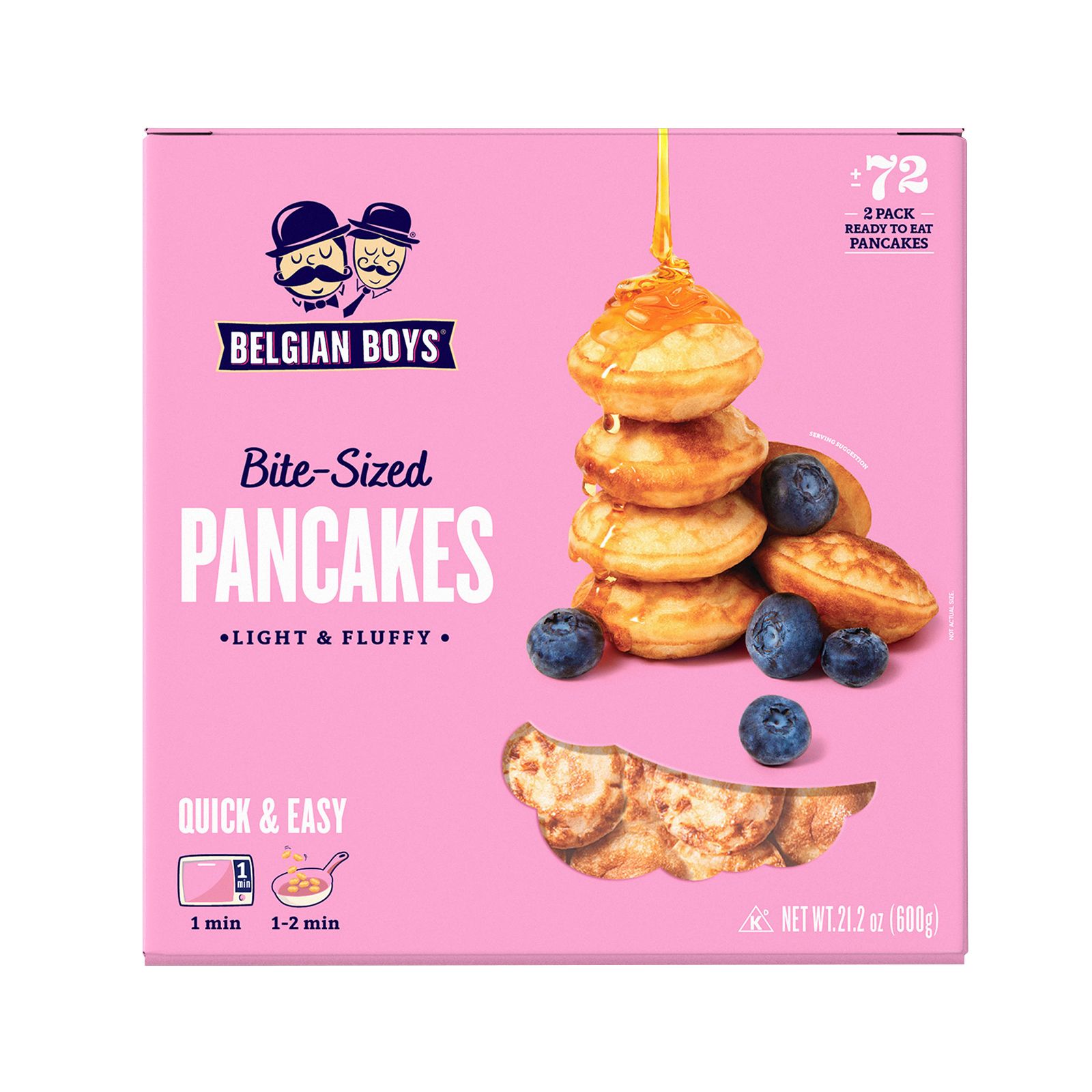 Belgian Boys Bite-Size Pancakes, 72 ct.