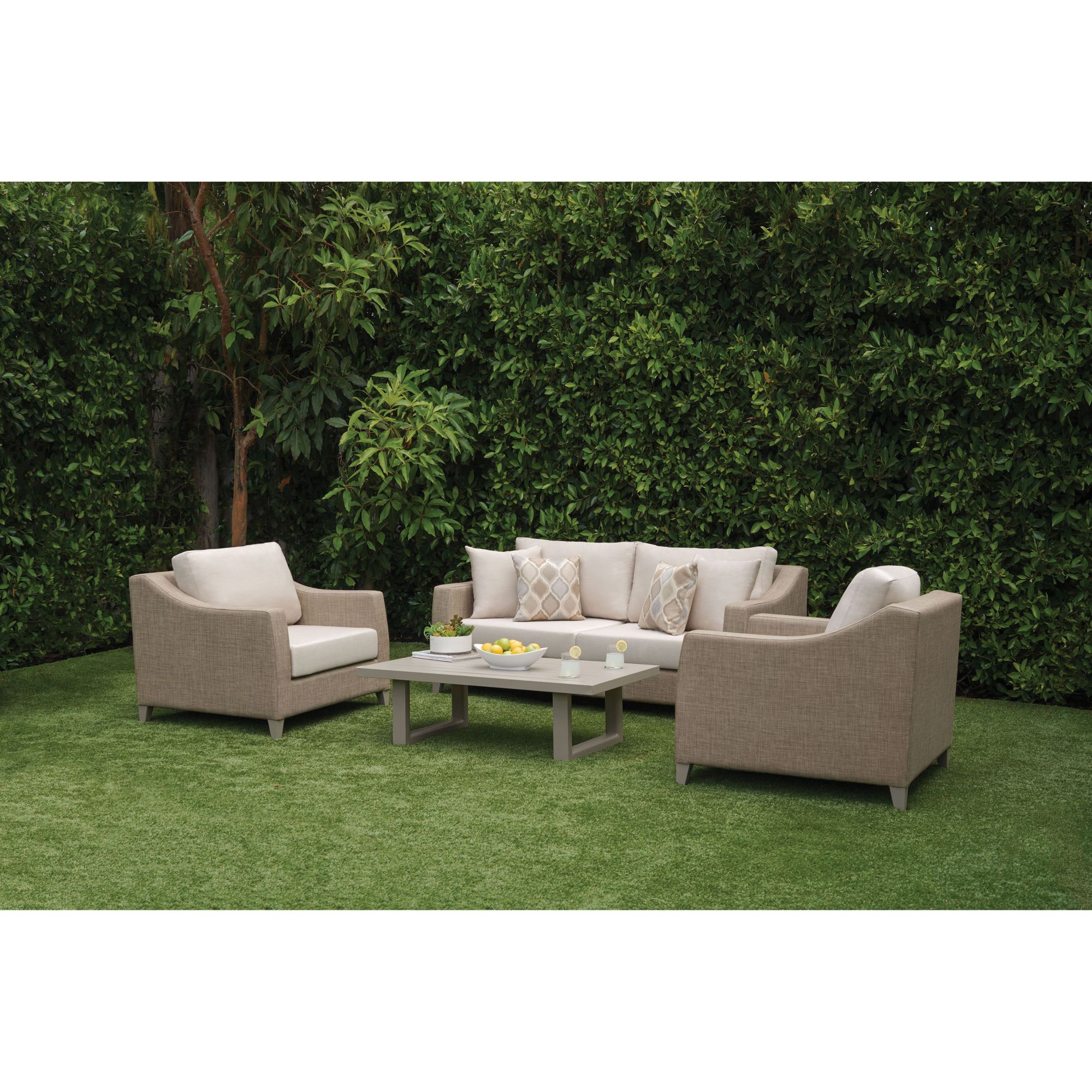 Abbyson Home Serene 4-Pc. Seating Set - Beige