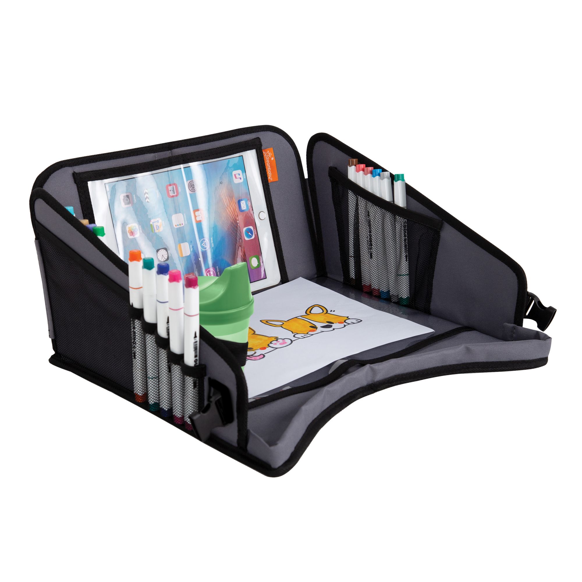 Dreambaby Ezy-Tote XL Travel Tray with Tablet Holder