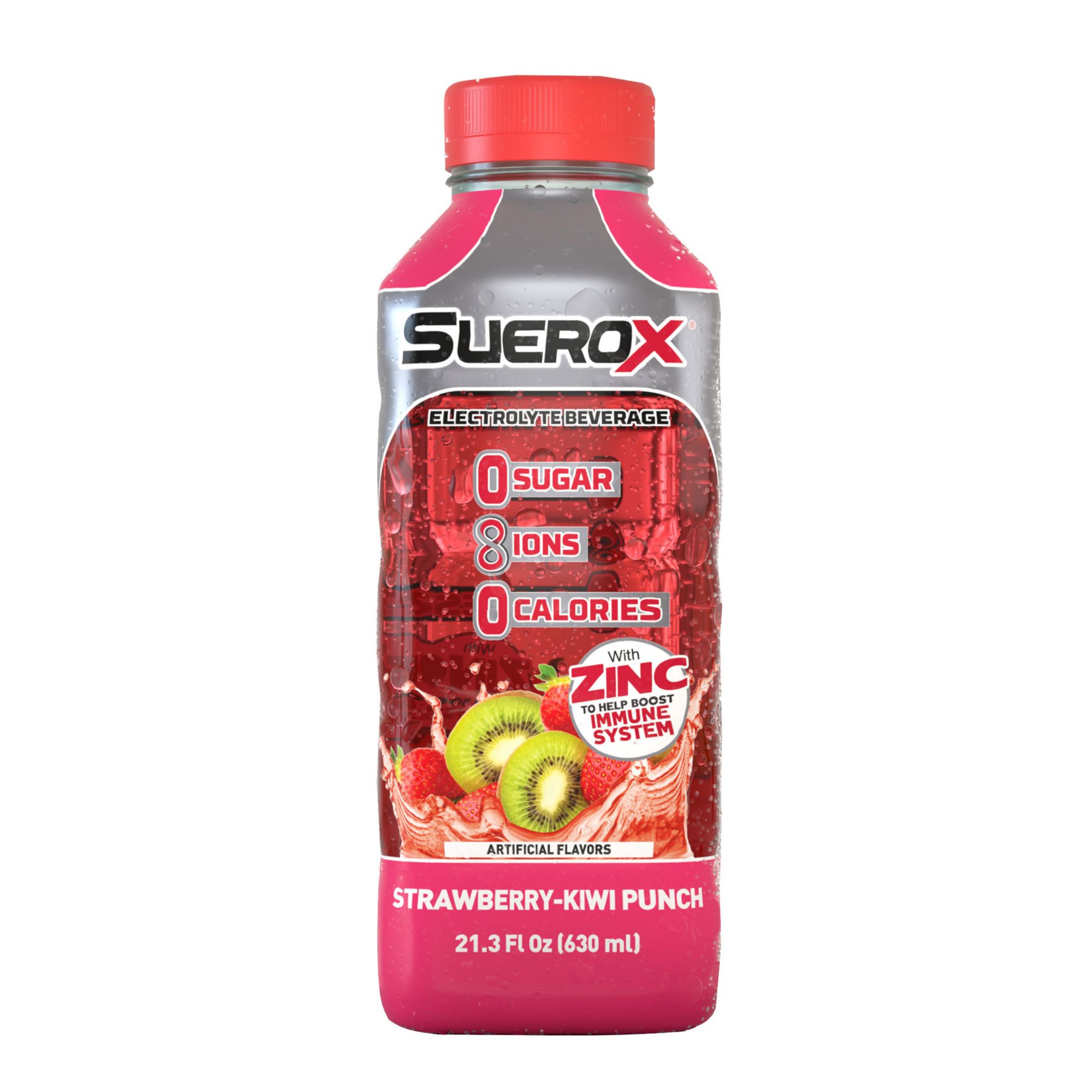 SueroX Rapid Rehydration Drink - Strawberry-Kiwi Punch, 6 pk