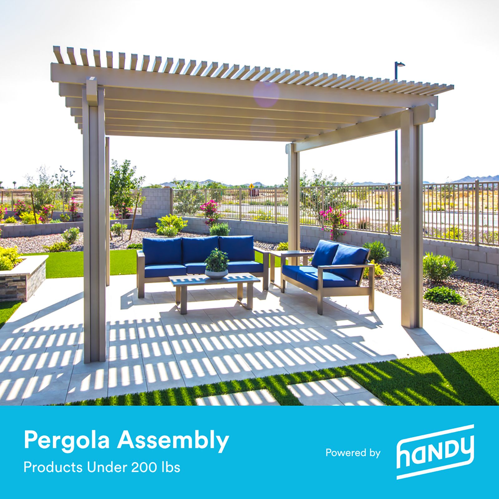 Pergola Assembly, Under 200 lbs.