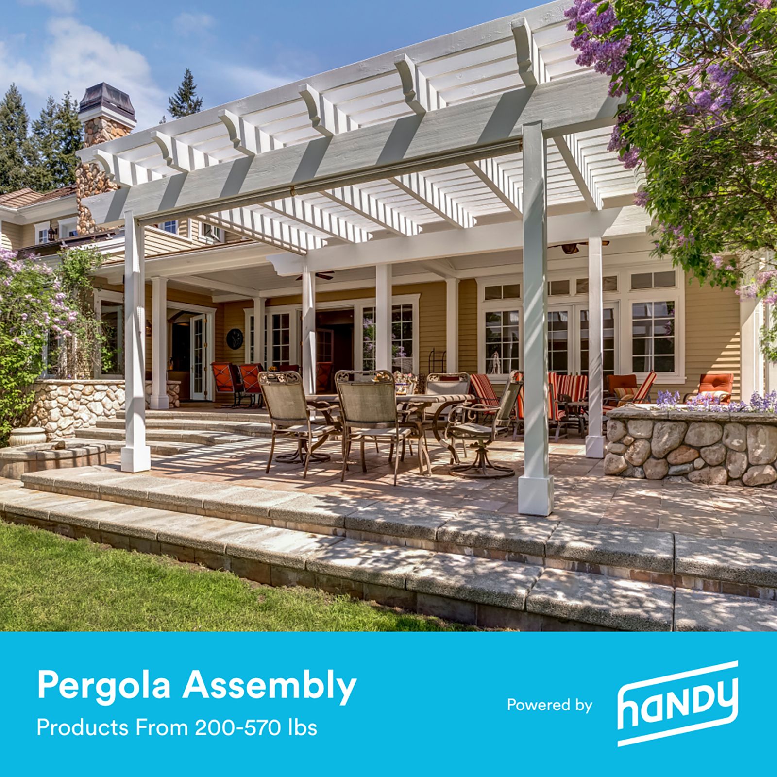 Handy Pergola Assembly, Over 200 lbs.