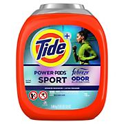 Tide POWER PODS Laundry Detergent Pacs with Febreze Sport Odor Eliminators, 72 Ct.