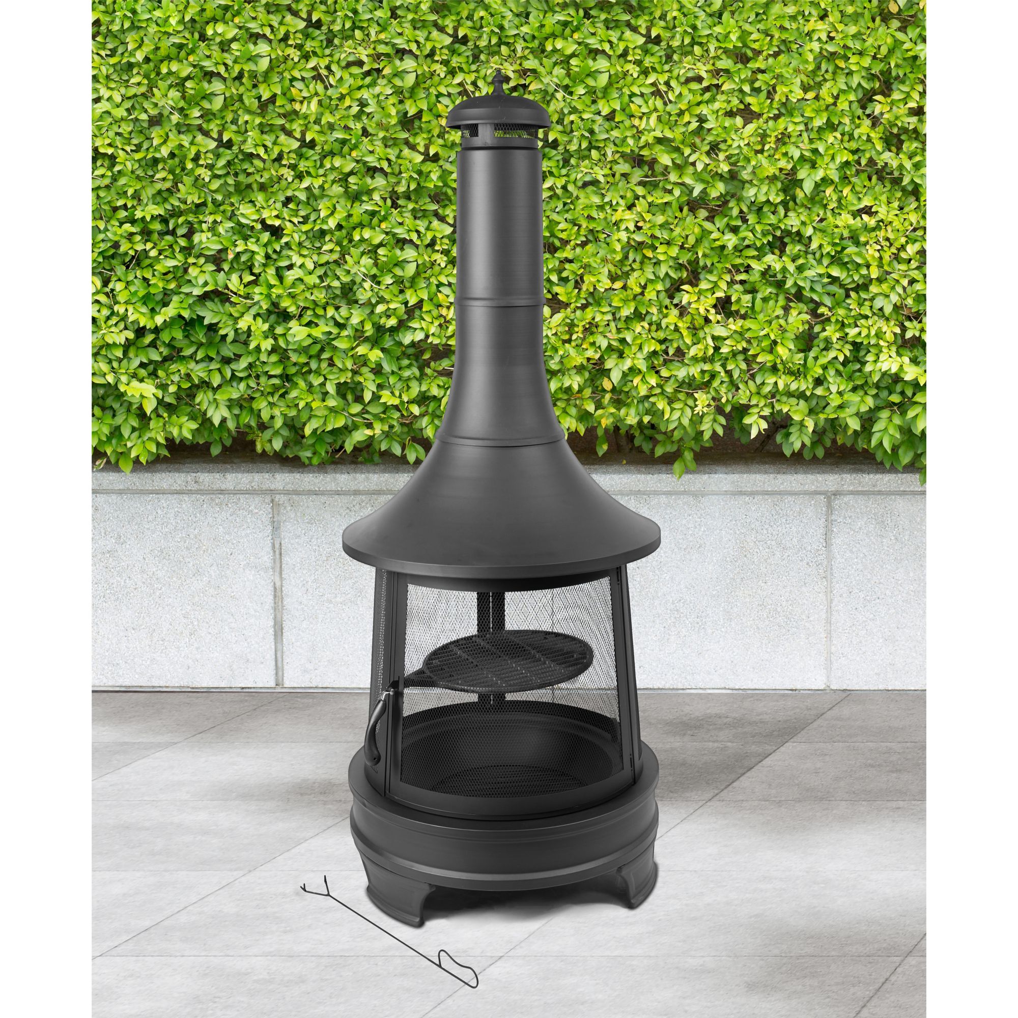 Berkley Jensen Chiminea Wood Firepit