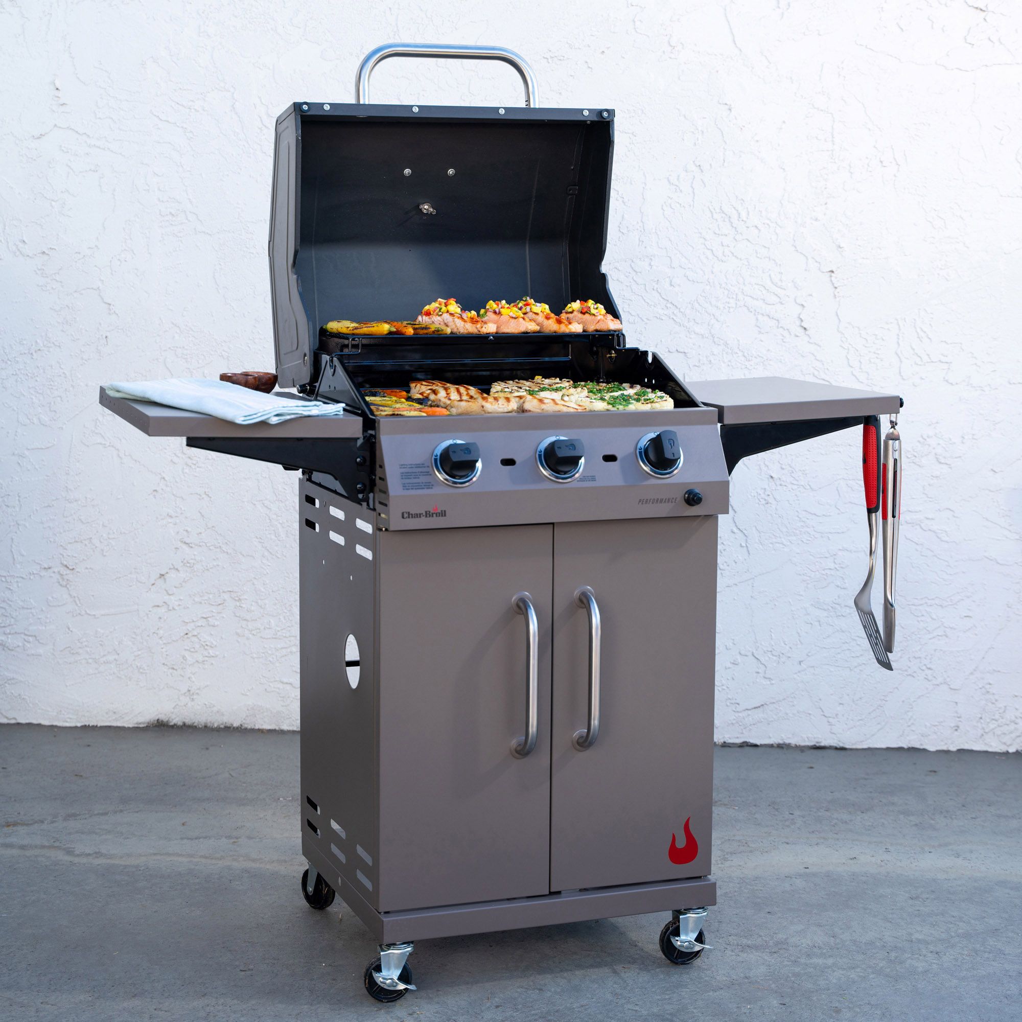 Char Broil 3 Burner Gas Grill Stone BJ s Wholesale Club