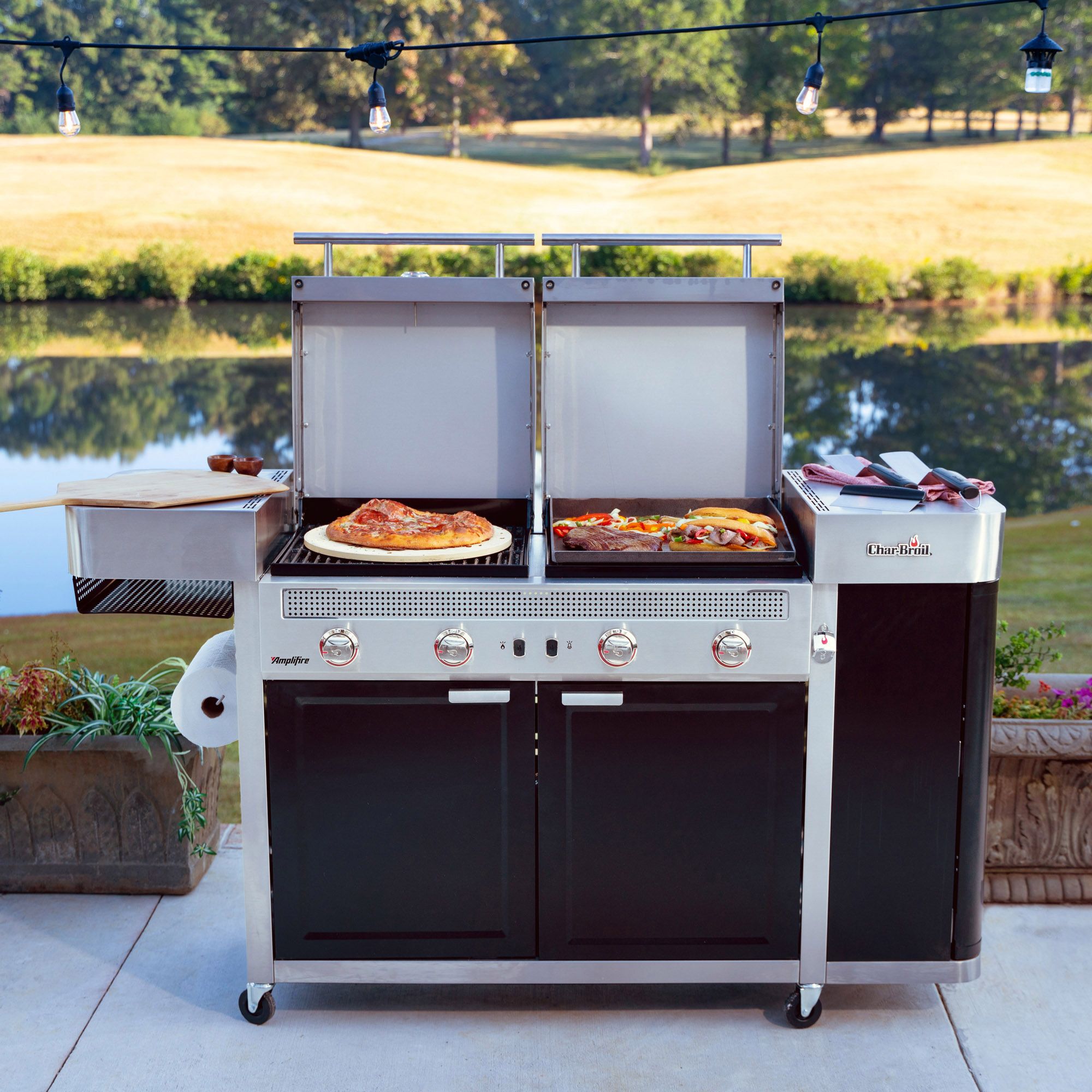 Char Broil Medallion Series 4 Burner Outdoor Kitchen BJ s