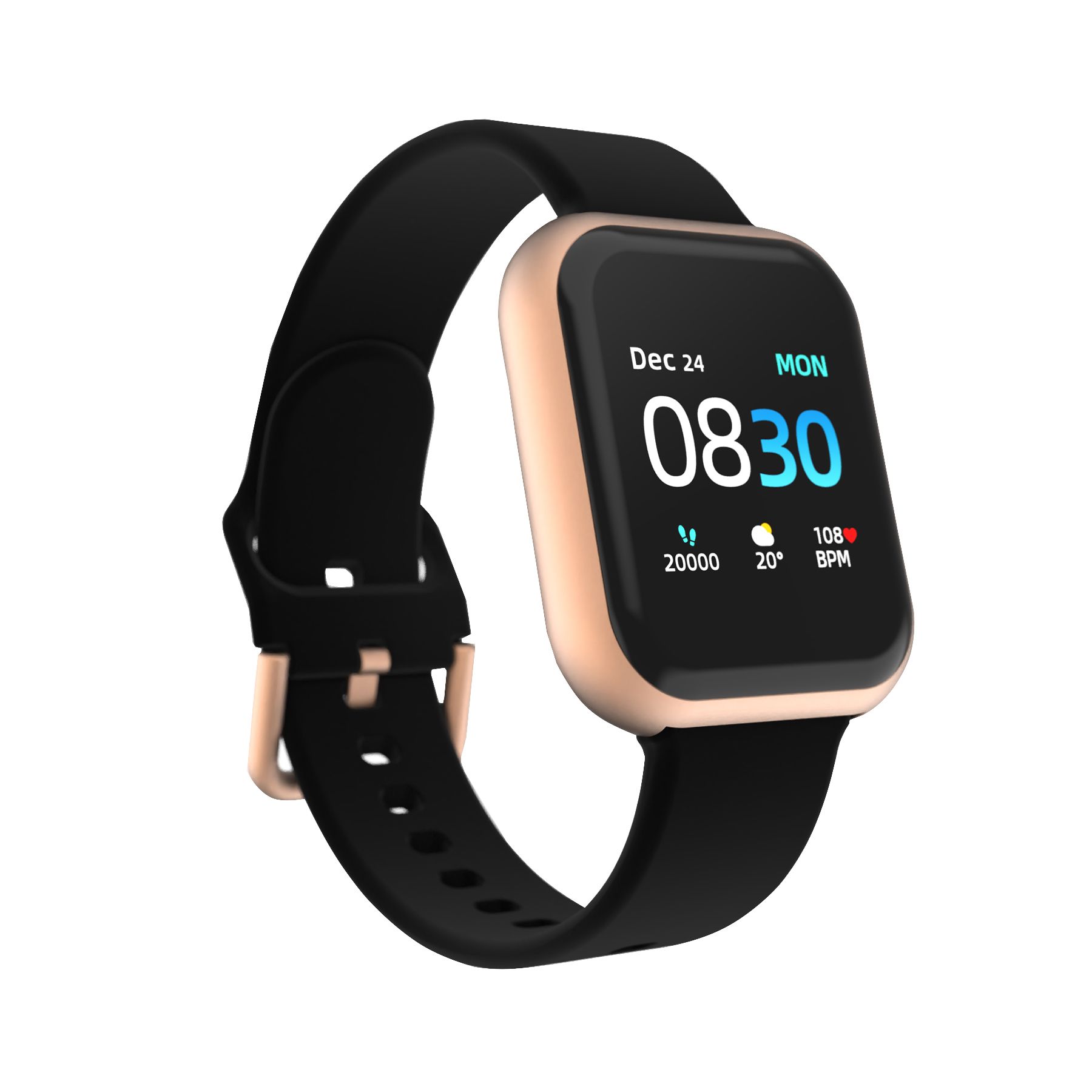 iTouch Air 3 Smartwatch Fitness Tracker Black with Black Strap