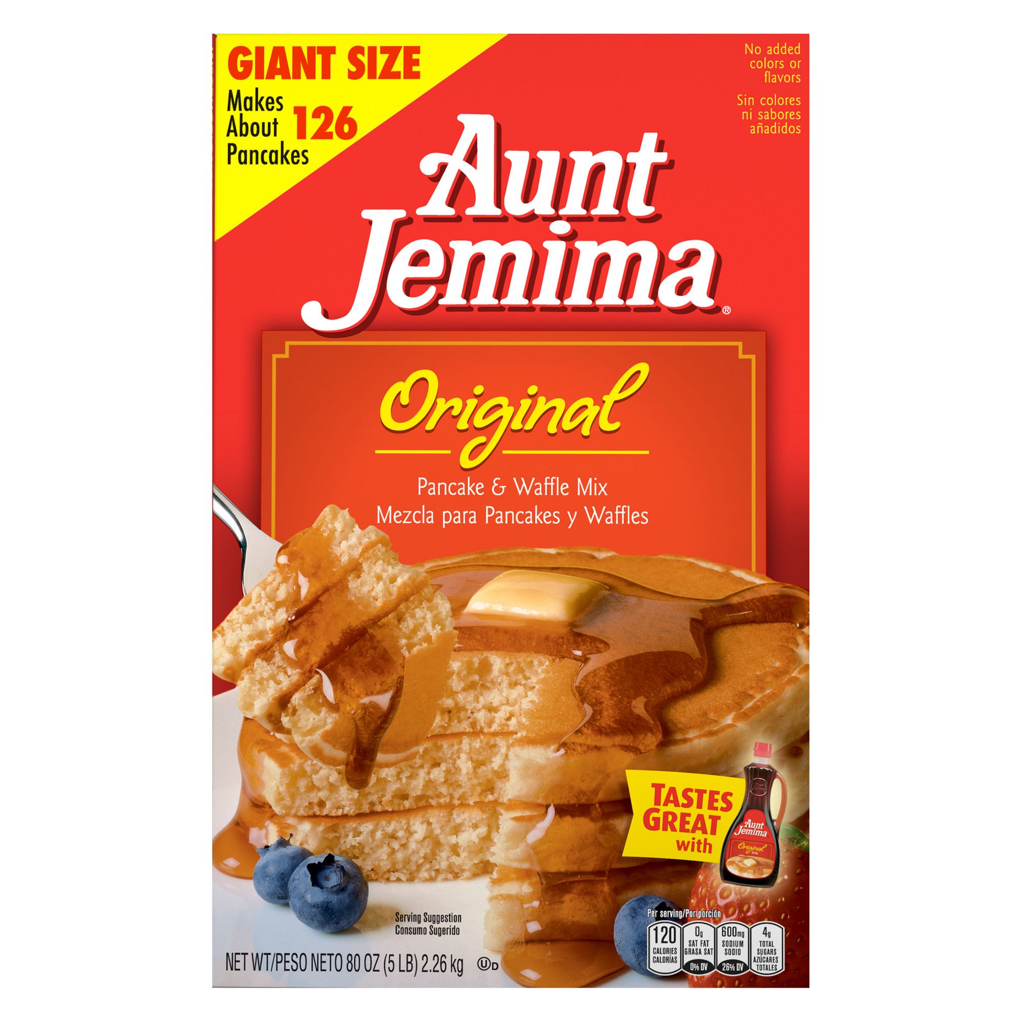 Aunt Jemima Pancake Mix 2 Pk 5 Lbs Bjs Wholesale Club