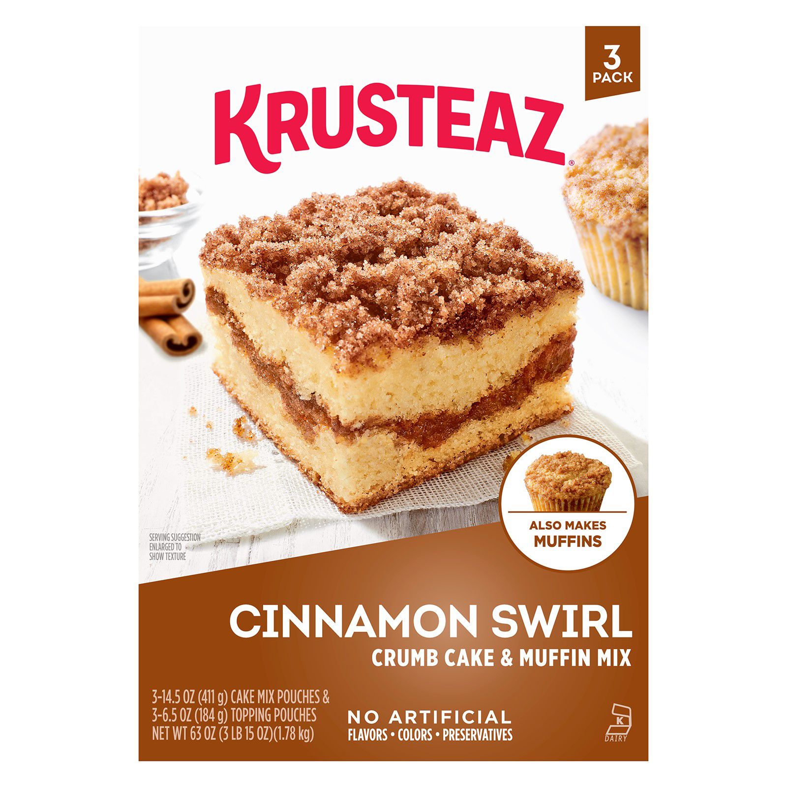 Krusteaz Professional Honey Cornbread & Muffin Mix 5 lb. Box EACH