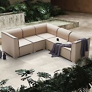 Deko Living Meliazzo Outdoor Sofa Set - Beige