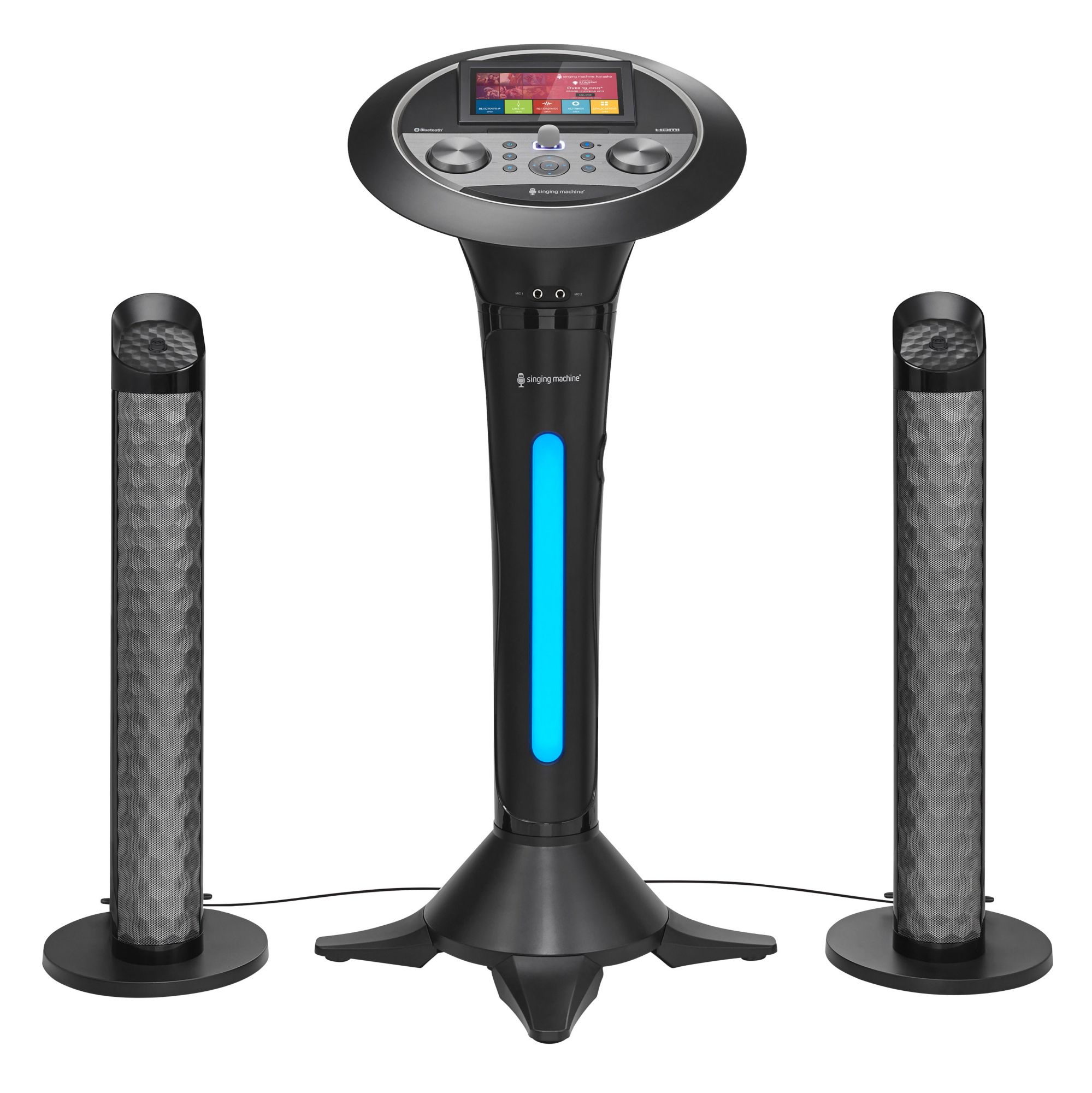 Singing Machine Premium Wi-Fi Karaoke System with 7&quot; Touchscreen Display, 200W Power and 2 Microphones