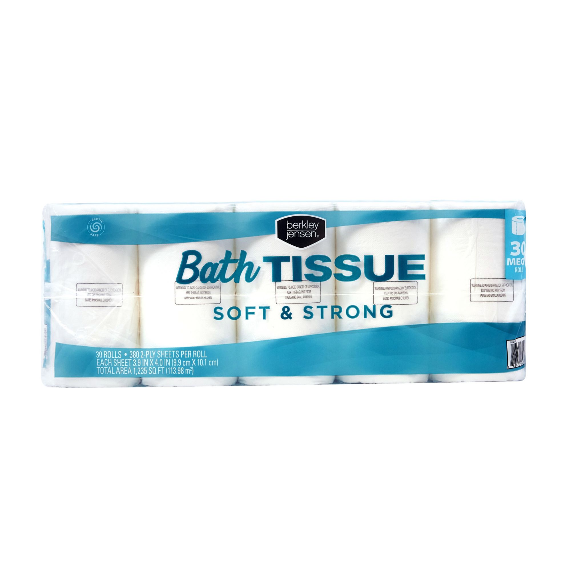 Berkley Jensen Bath Tissue, 30 Rolls, 380 Sheets