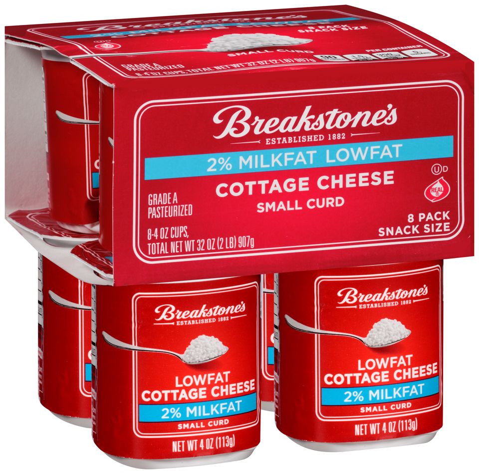 Breakstone S 2 Percent Small Curd Cottage Cheese 8 Pk 4 Oz