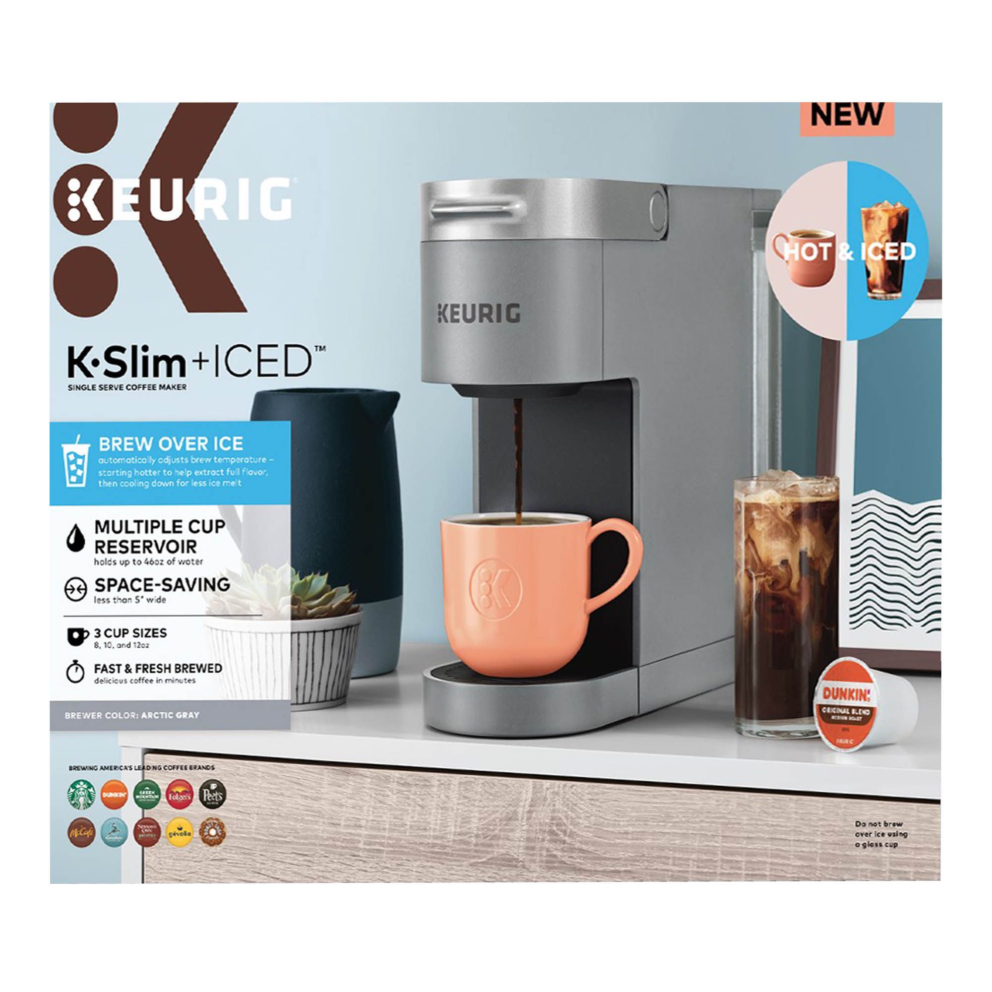 Keurig K-slim + Iced Single Serve Coffee Maker