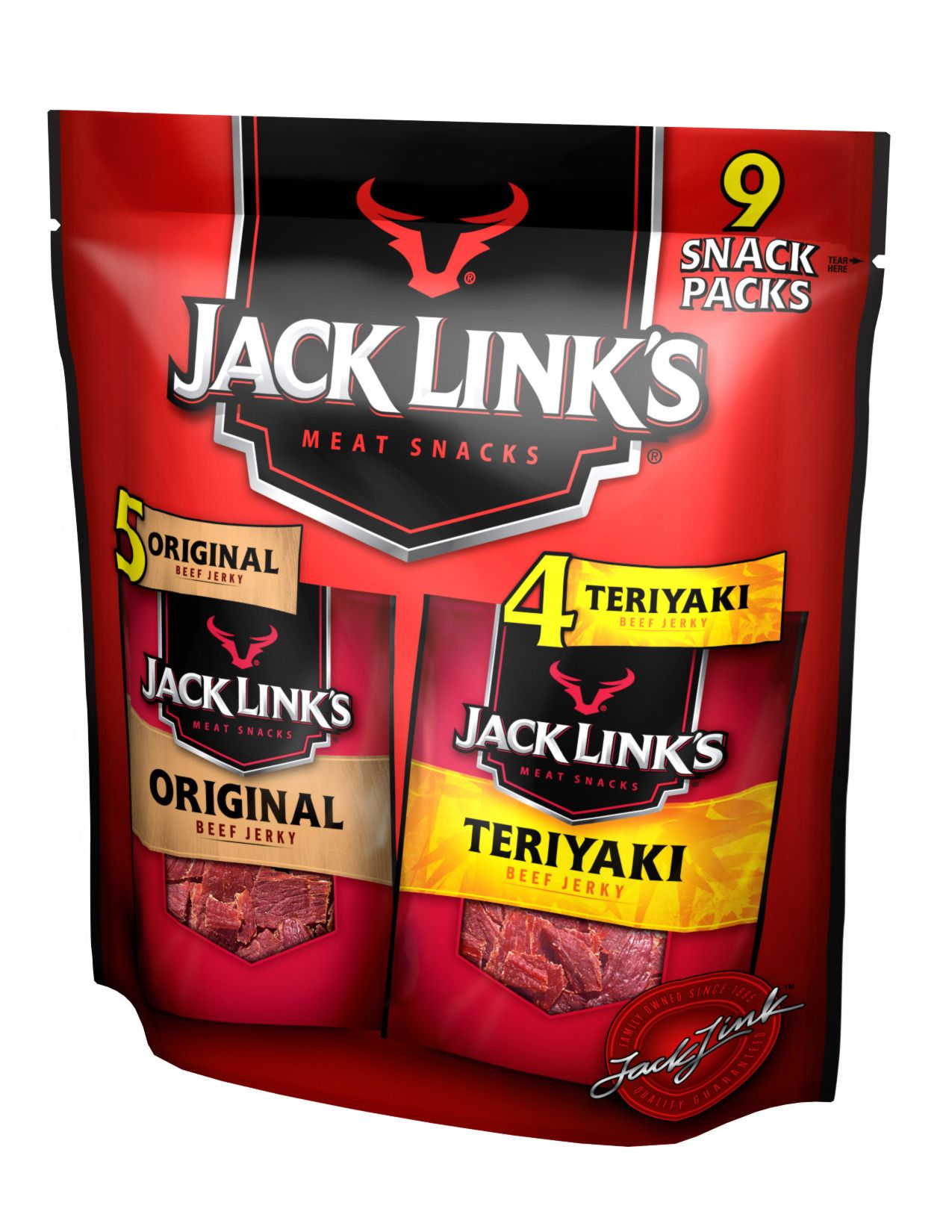 Jack Links Original Beef Jerky 9 Ct - 