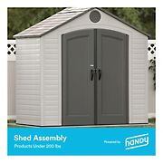 Handy Shed Assembly, Under 200 lbs.