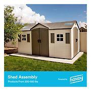Handy Shed Assembly, 200 - 550 lbs.